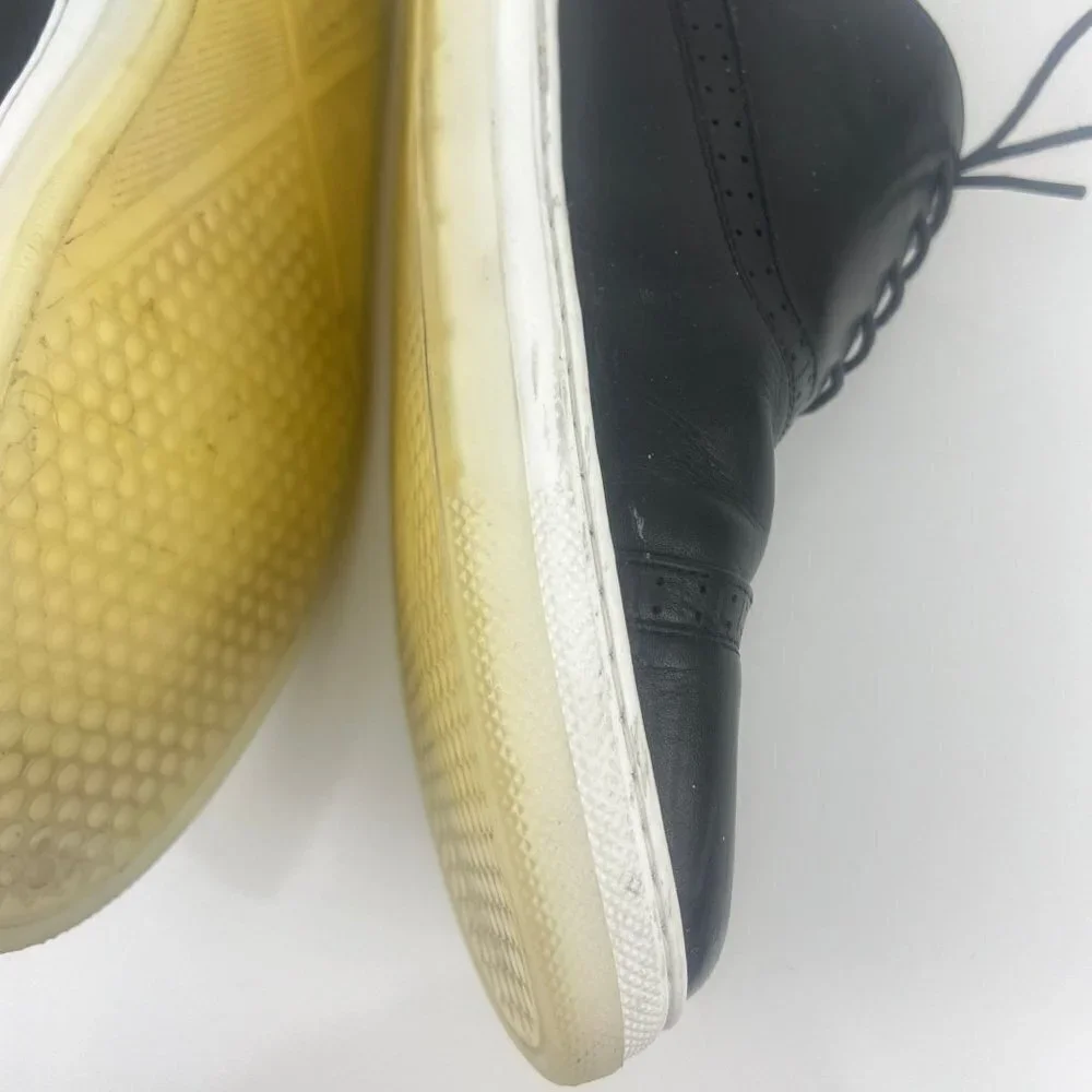 Kenneth Cole Men's Colvin‎ 2.0 CT Oxfords Black Leather Shoes Comfort Size 11